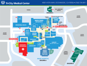 tri-city medical center campus map