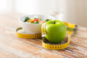 Healthy diet weight loss concept