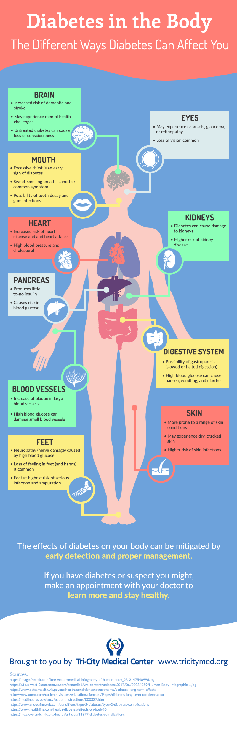 Diabetes in the Body: The Different Ways Diabetes Can Affect You 