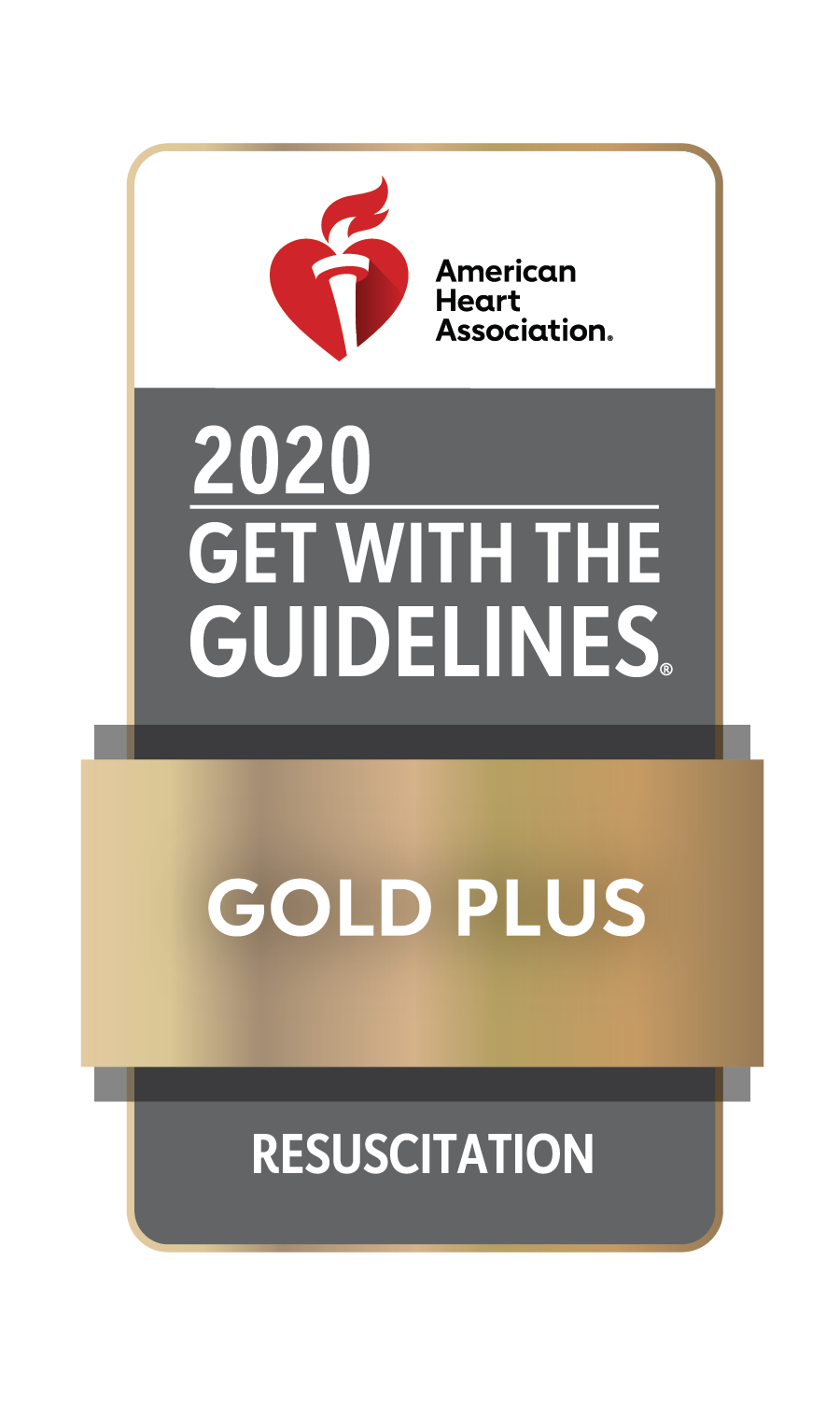 get with the guidelines Resuscitation Gold Plus Quality Achievement Award