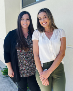 Kristen and Amanda Smiling